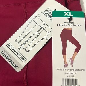 Skechers high waisted breathable active legging 19’ and inseam XL NWT